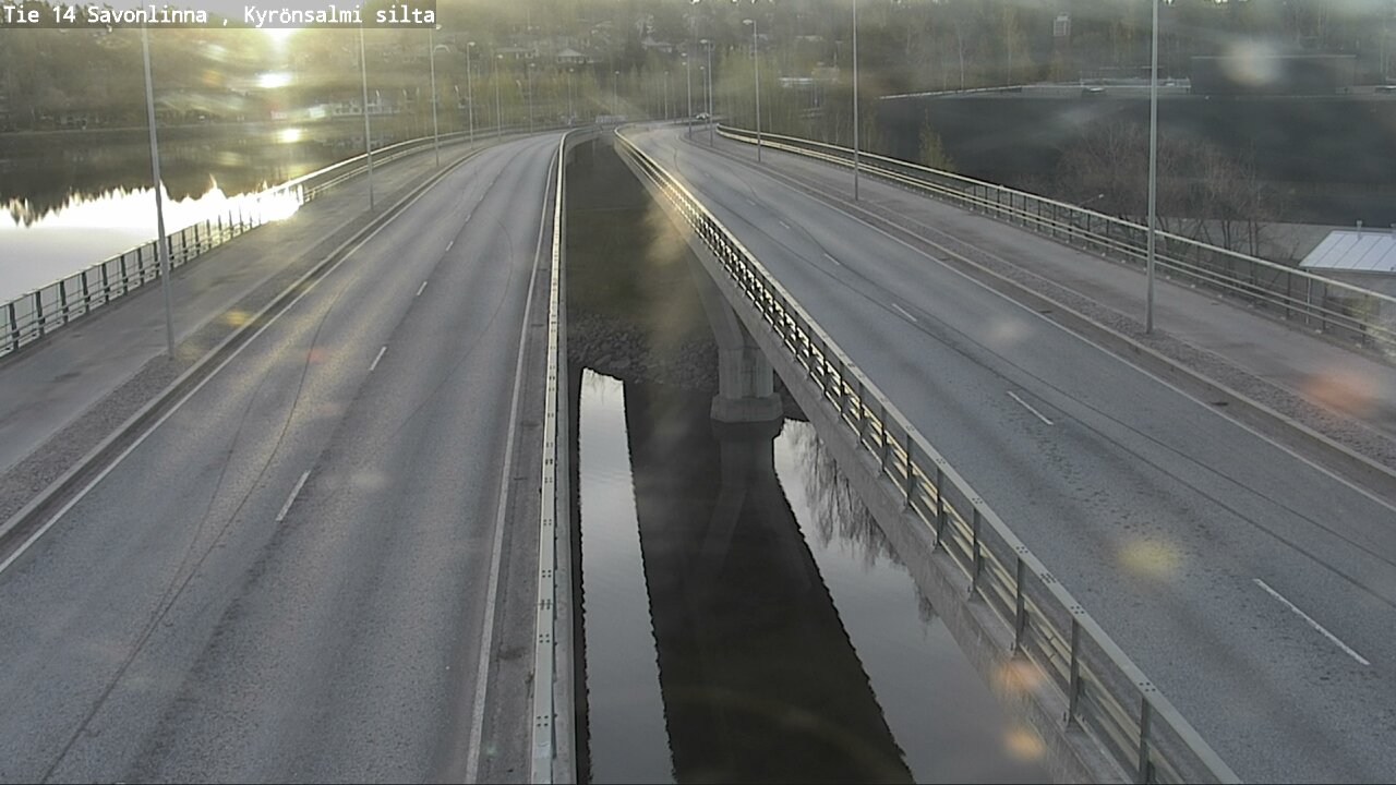 Weather Camera Image Väg 14 Nyslott, Kyrönsalmi, Savonlinna, Etelä-Savo