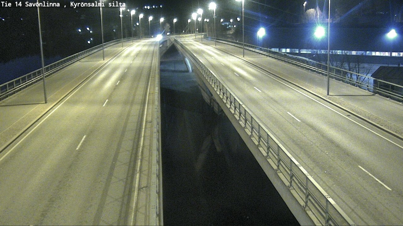 Weather Camera Image Väg 14 Nyslott, Kyrönsalmi, Savonlinna, Etelä-Savo