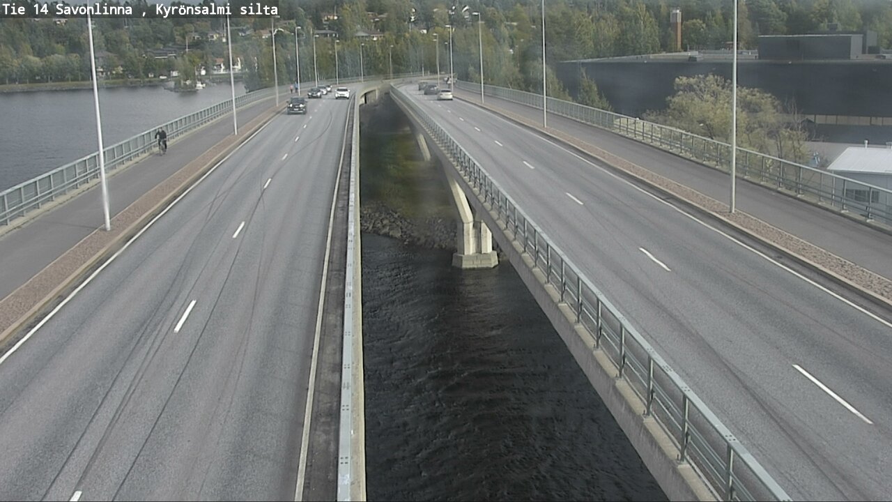 Weather Camera Image Road 14 Savonlinna, Kyrönsalmi, Savonlinna, Etelä-Savo
