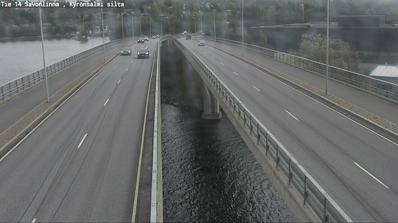Weather Camera Image Road 14 Savonlinna, Kyrönsalmi, Savonlinna, Etelä-Savo