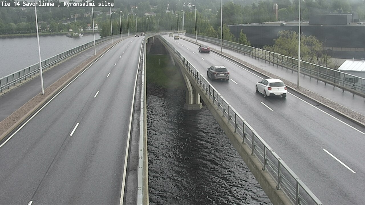 Weather Camera Image Road 14 Savonlinna, Kyrönsalmi, Savonlinna, Etelä-Savo