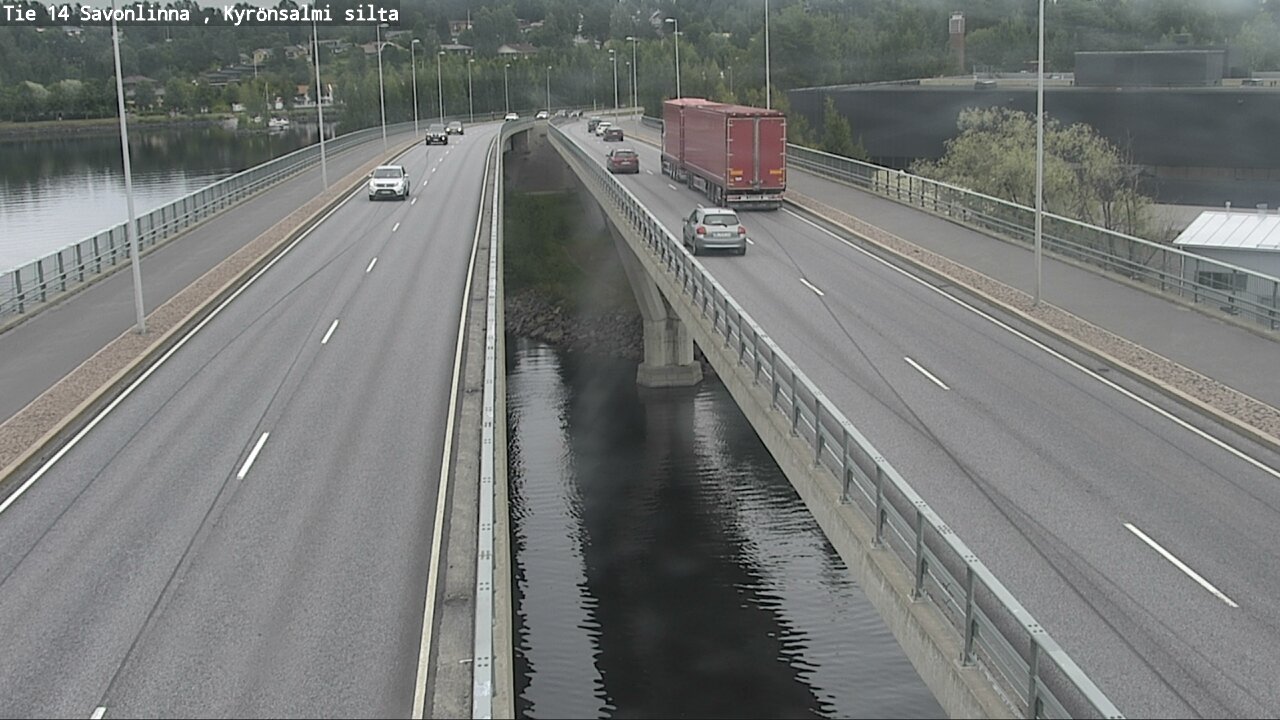 Weather Camera Image Road 14 Savonlinna, Kyrönsalmi, Savonlinna, Etelä-Savo