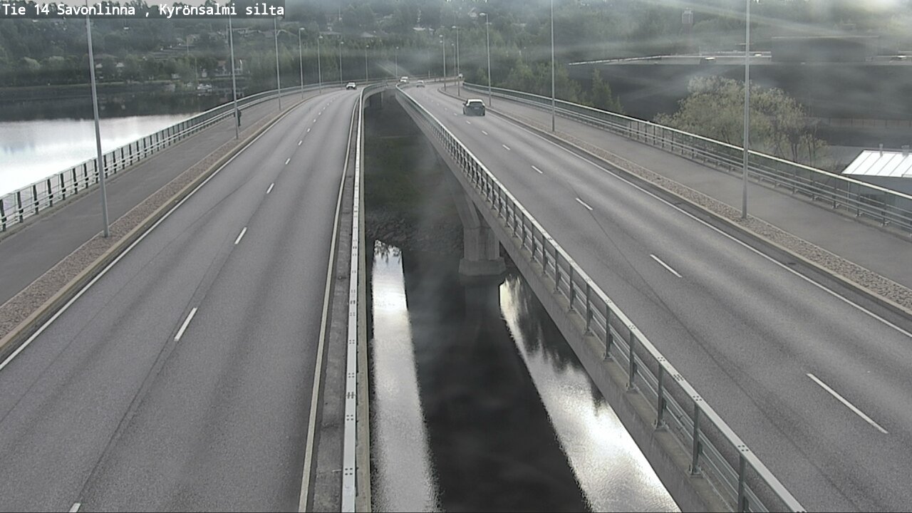 Weather Camera Image Road 14 Savonlinna, Kyrönsalmi, Savonlinna, Etelä-Savo
