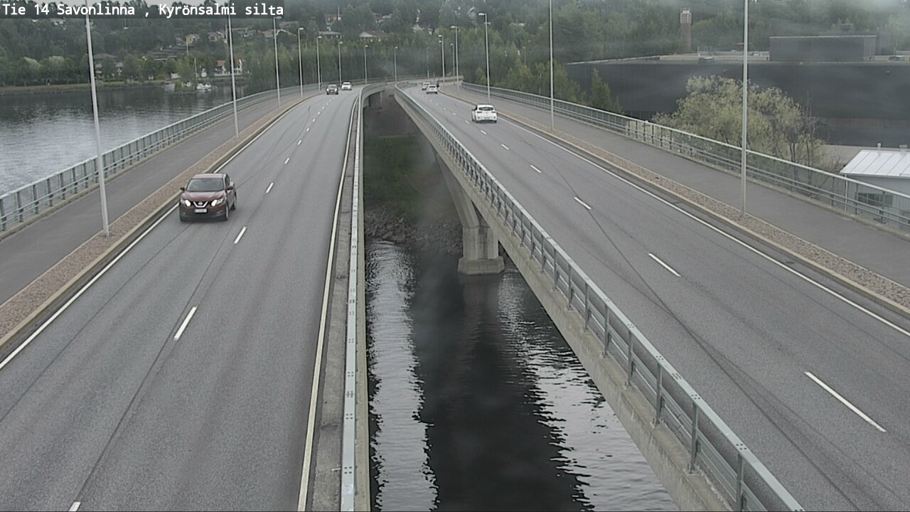 Weather Camera Image Road 14 Savonlinna, Kyrönsalmi, Savonlinna, Etelä-Savo