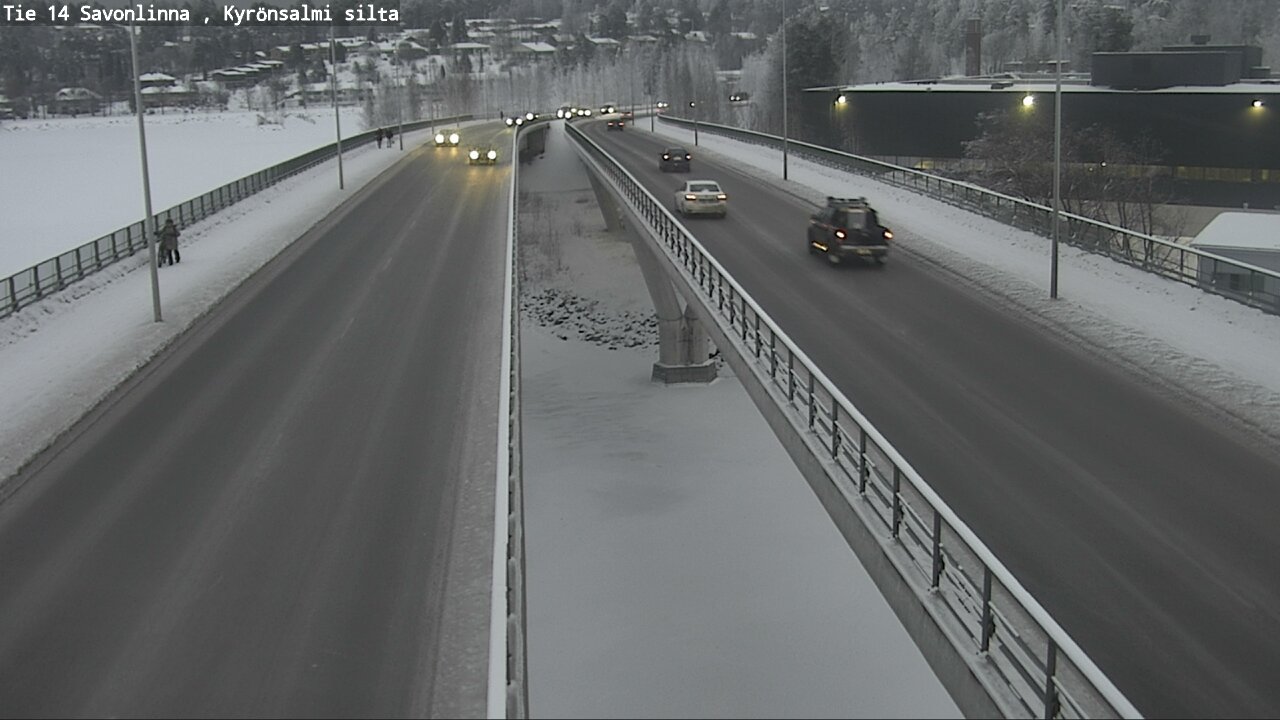 Weather Camera Image Road 14 Savonlinna, Kyrönsalmi, Savonlinna, Etelä-Savo