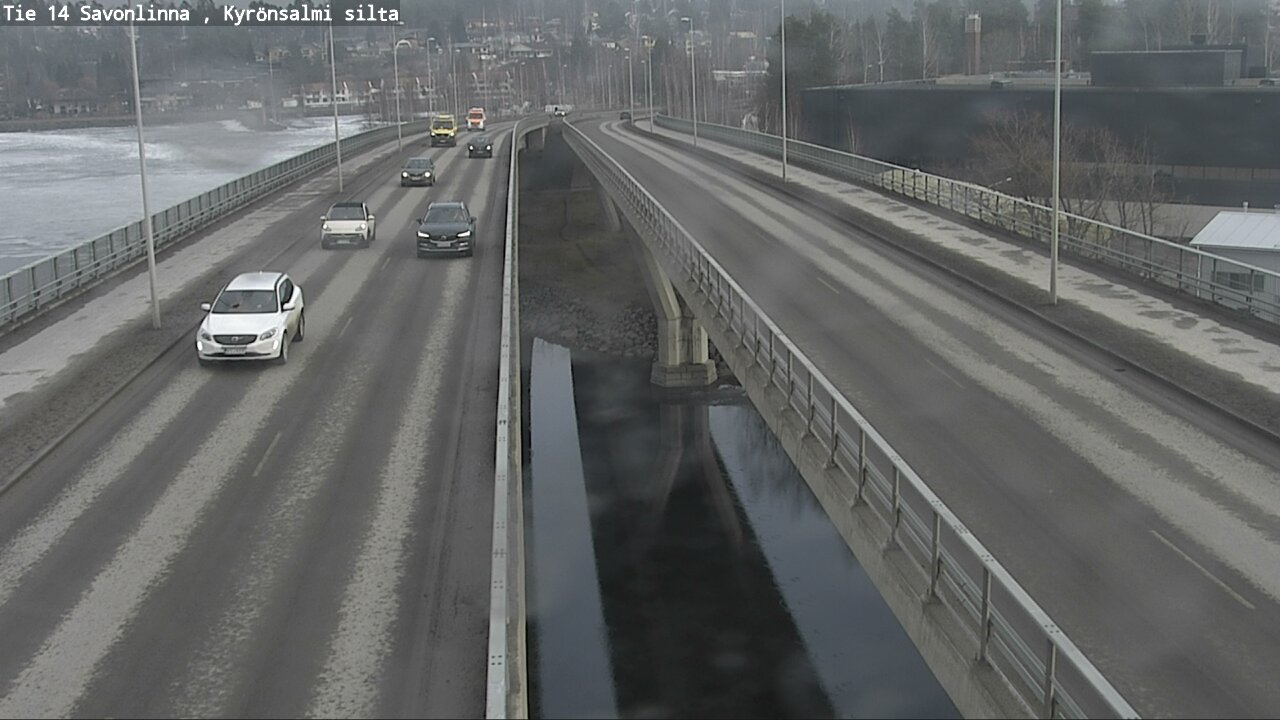 Weather Camera Image Väg 14 Nyslott, Kyrönsalmi, Savonlinna, Etelä-Savo