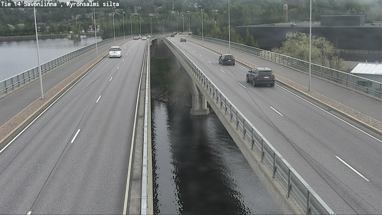 Weather Camera Image Road 14 Savonlinna, Kyrönsalmi, Savonlinna, Etelä-Savo