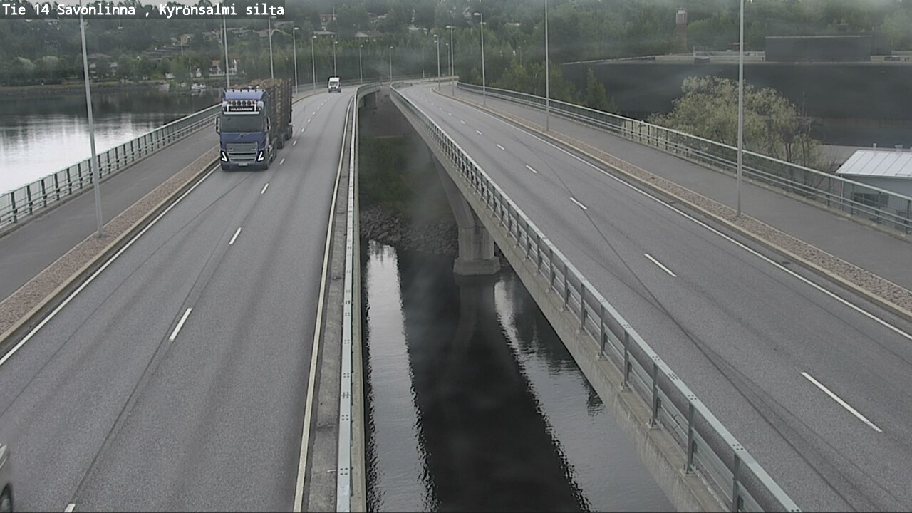 Weather Camera Image Road 14 Savonlinna, Kyrönsalmi, Savonlinna, Etelä-Savo