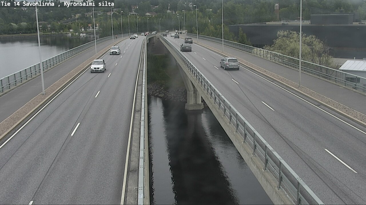 Weather Camera Image Road 14 Savonlinna, Kyrönsalmi, Savonlinna, Etelä-Savo