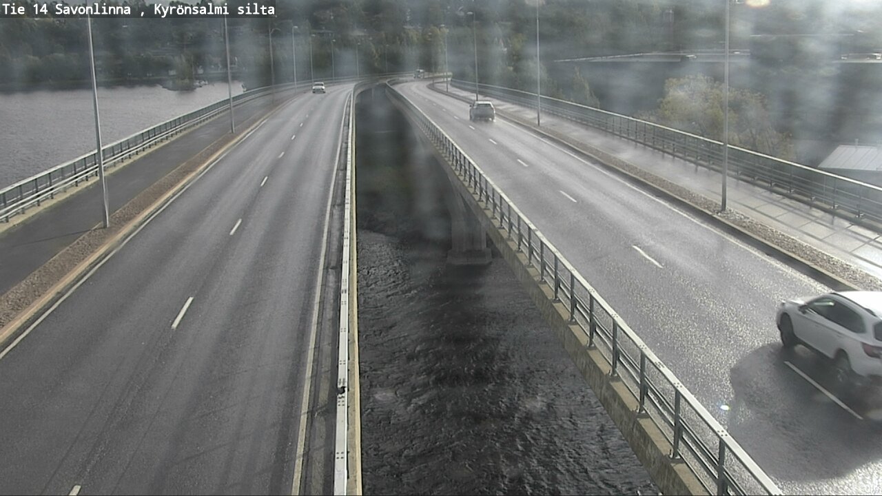 Weather Camera Image Road 14 Savonlinna, Kyrönsalmi, Savonlinna, Etelä-Savo
