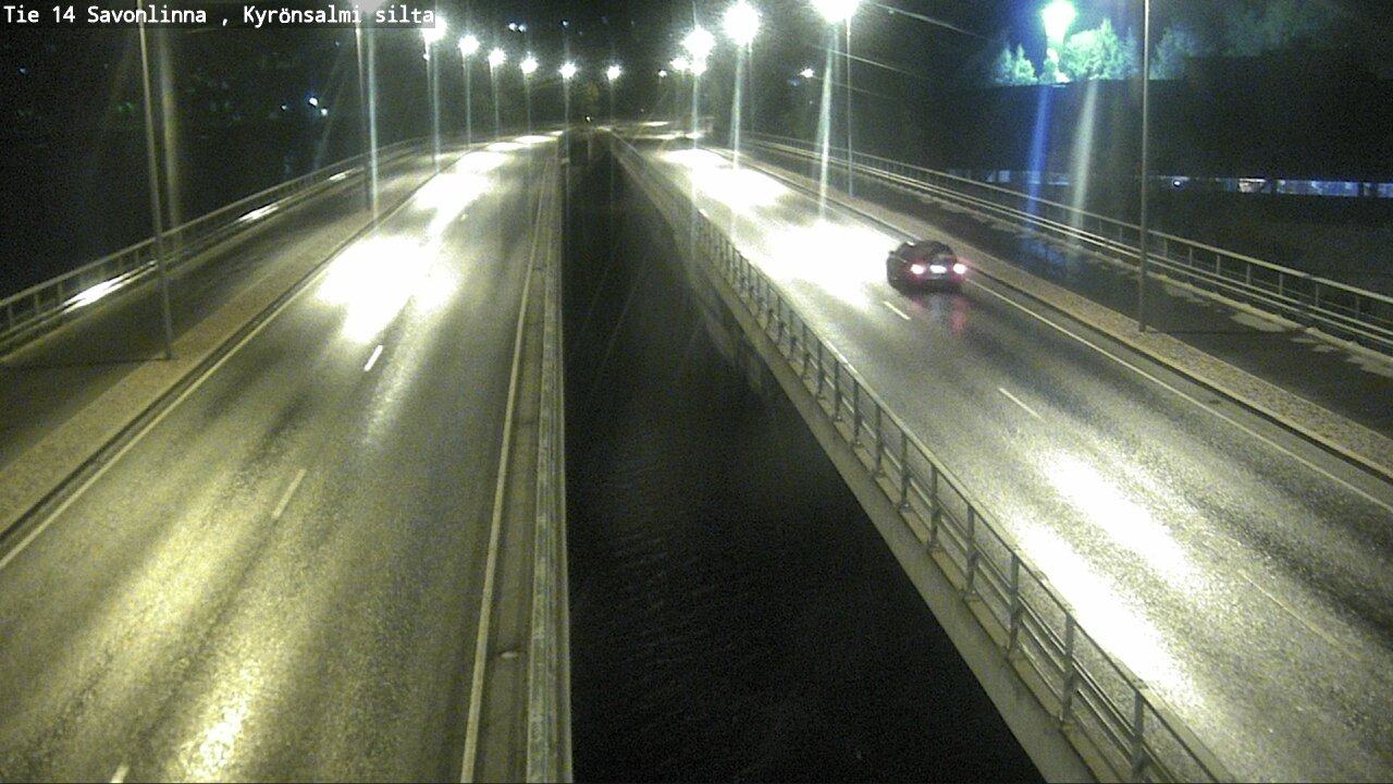 Weather Camera Image Road 14 Savonlinna, Kyrönsalmi, Savonlinna, Etelä-Savo