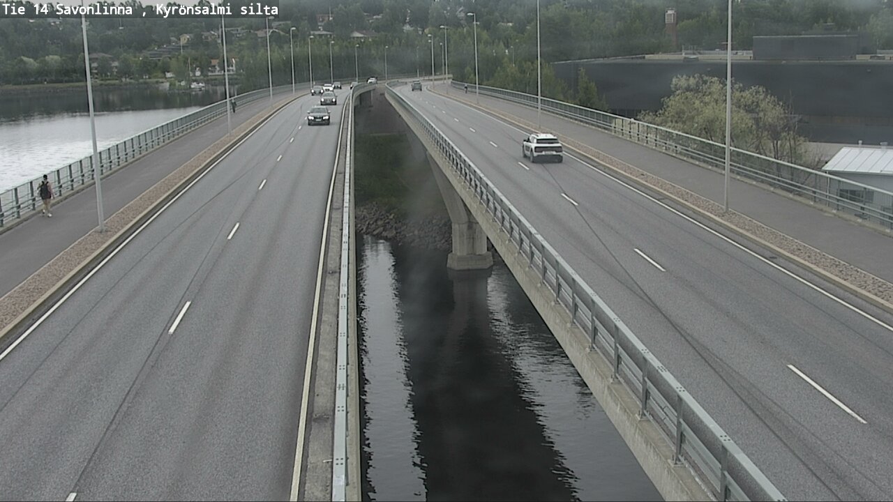 Weather Camera Image Road 14 Savonlinna, Kyrönsalmi, Savonlinna, Etelä-Savo