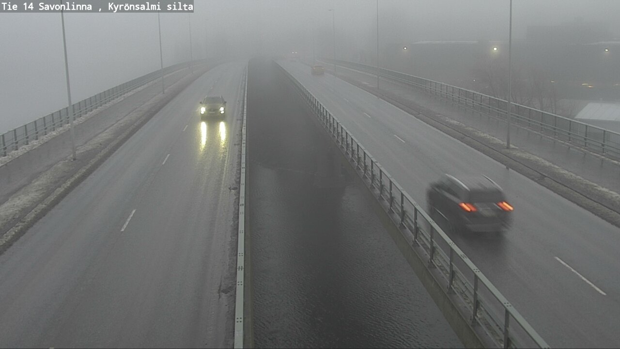 Weather Camera Image Väg 14 Nyslott, Kyrönsalmi, Savonlinna, Etelä-Savo