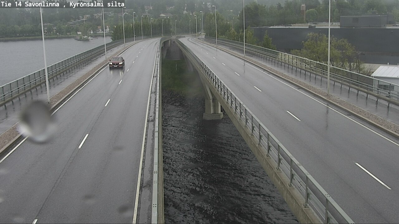 Weather Camera Image Väg 14 Nyslott, Kyrönsalmi, Savonlinna, Etelä-Savo
