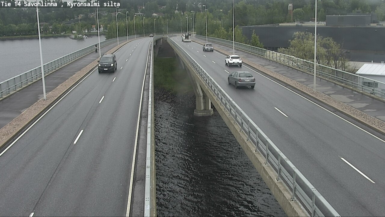Weather Camera Image Road 14 Savonlinna, Kyrönsalmi, Savonlinna, Etelä-Savo
