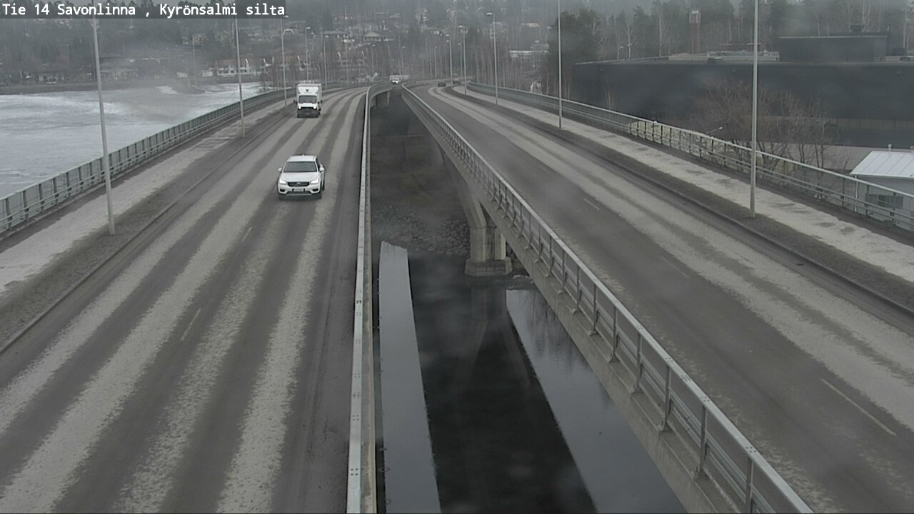 Weather Camera Image Väg 14 Nyslott, Kyrönsalmi, Savonlinna, Etelä-Savo