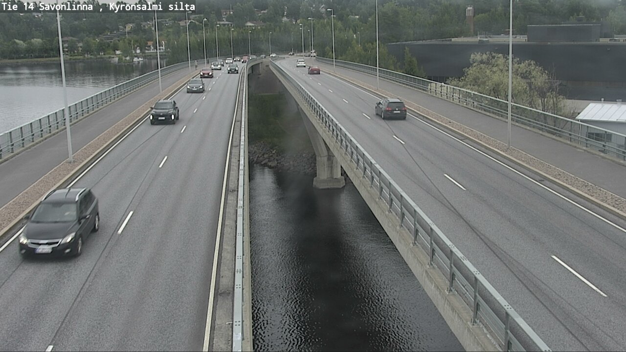 Weather Camera Image Road 14 Savonlinna, Kyrönsalmi, Savonlinna, Etelä-Savo