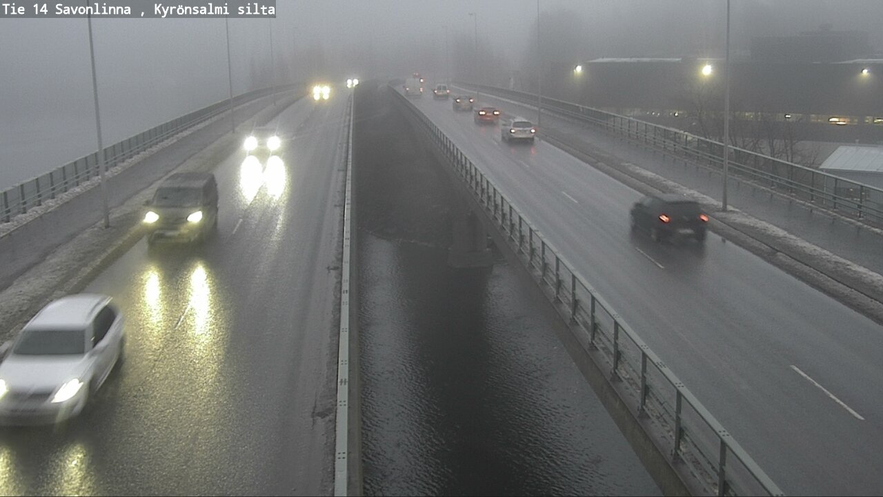 Weather Camera Image Väg 14 Nyslott, Kyrönsalmi, Savonlinna, Etelä-Savo