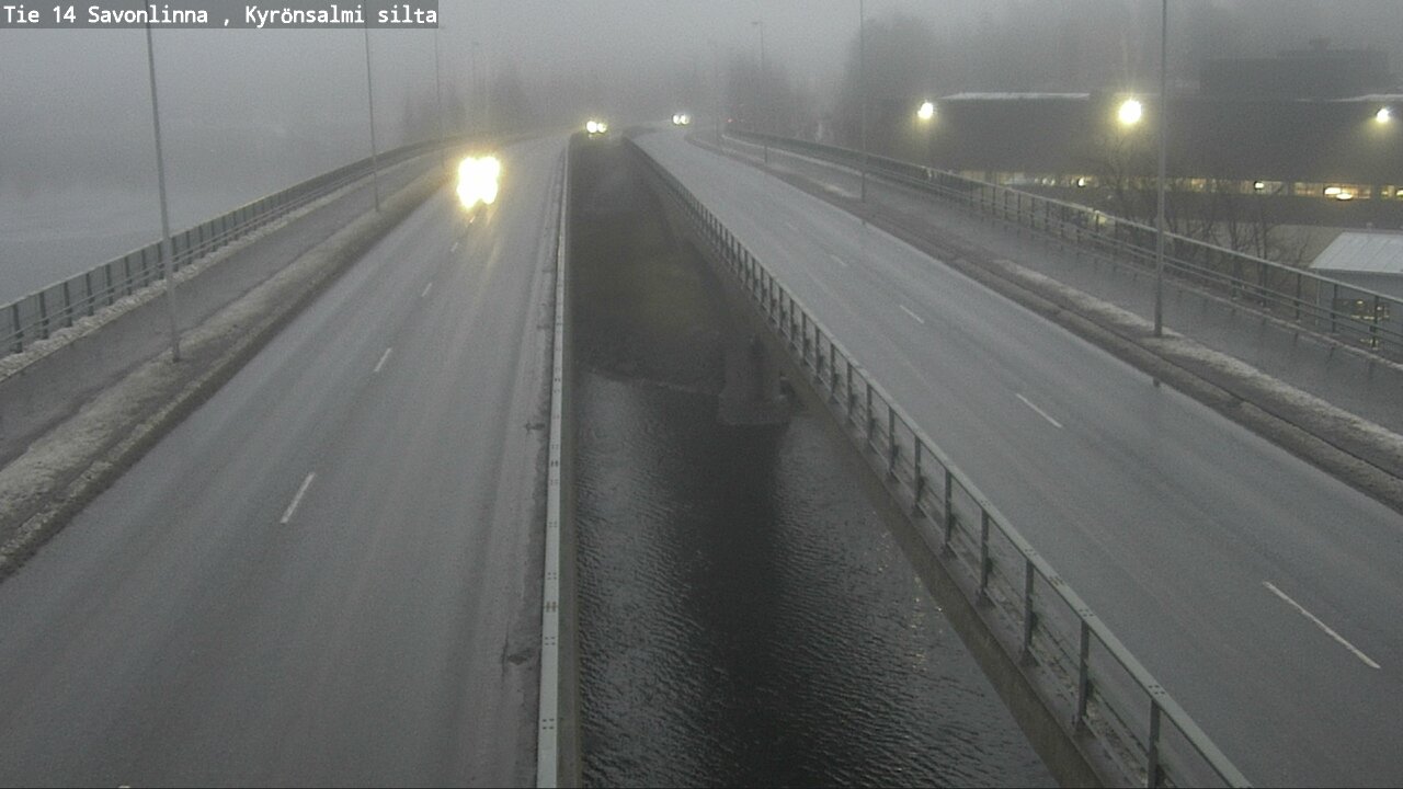 Weather Camera Image Väg 14 Nyslott, Kyrönsalmi, Savonlinna, Etelä-Savo