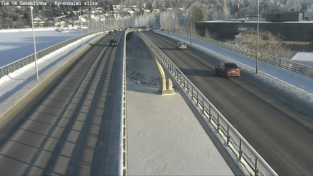 Weather Camera Image Road 14 Savonlinna, Kyrönsalmi, Savonlinna, Etelä-Savo