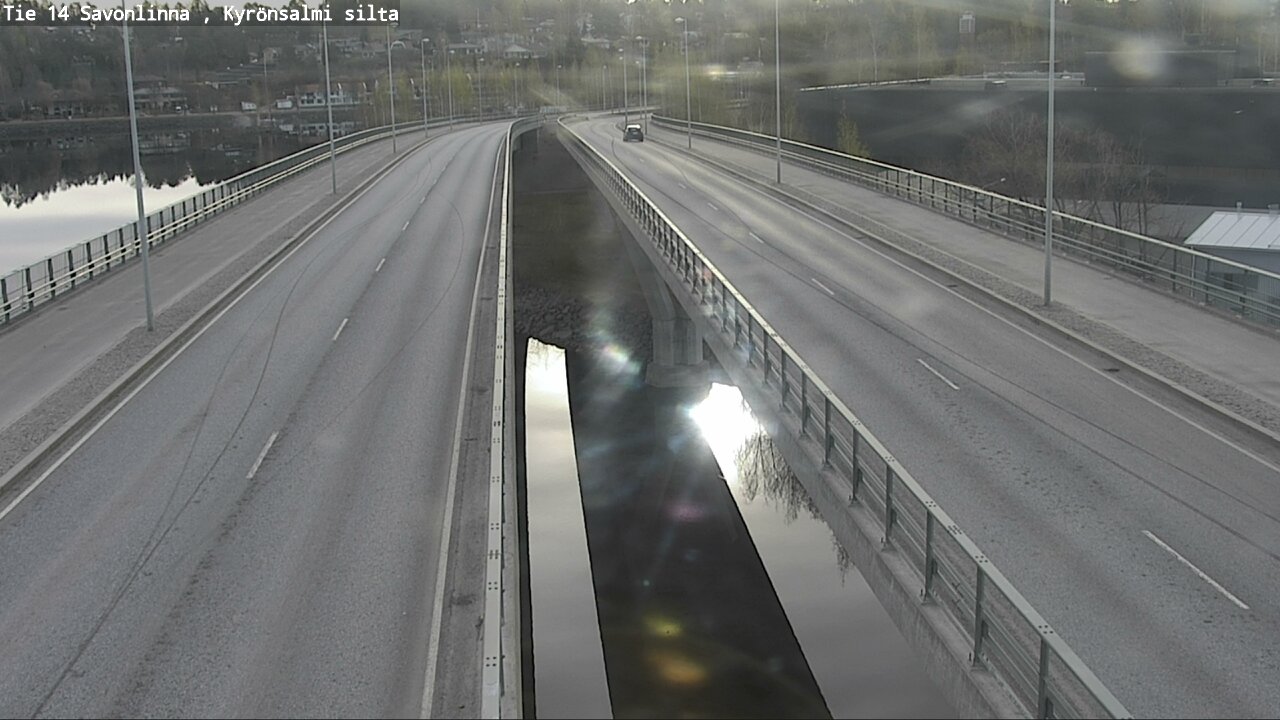 Weather Camera Image Väg 14 Nyslott, Kyrönsalmi, Savonlinna, Etelä-Savo