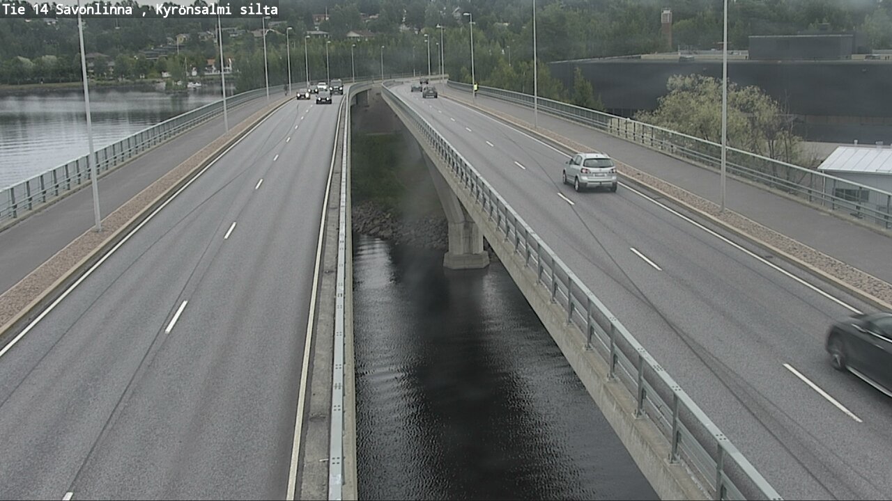 Weather Camera Image Road 14 Savonlinna, Kyrönsalmi, Savonlinna, Etelä-Savo