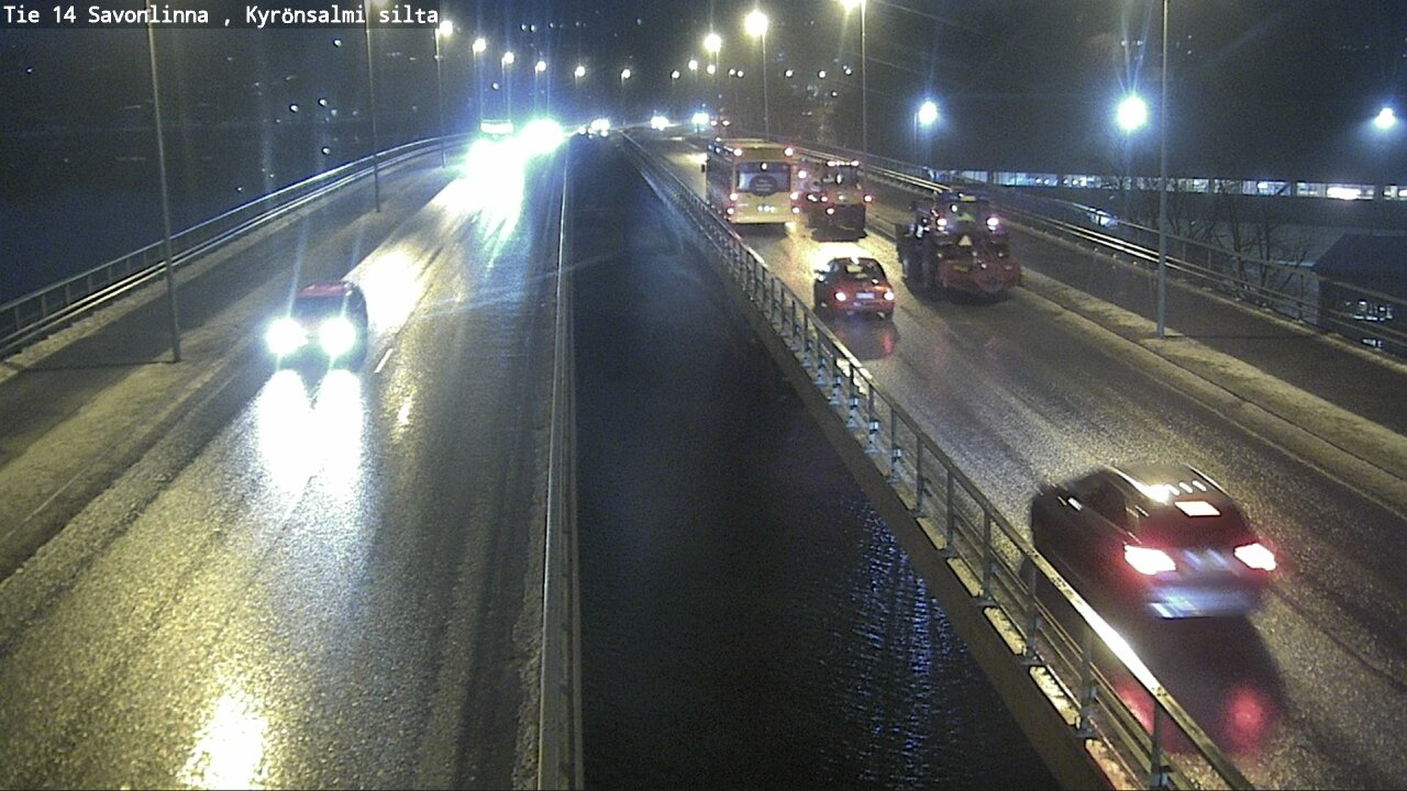 Weather Camera Image Väg 14 Nyslott, Kyrönsalmi, Savonlinna, Etelä-Savo