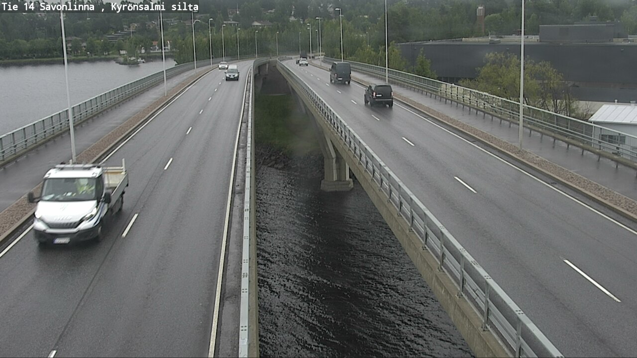 Weather Camera Image Road 14 Savonlinna, Kyrönsalmi, Savonlinna, Etelä-Savo