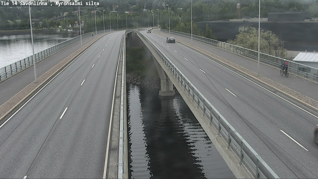 Weather Camera Image Road 14 Savonlinna, Kyrönsalmi, Savonlinna, Etelä-Savo
