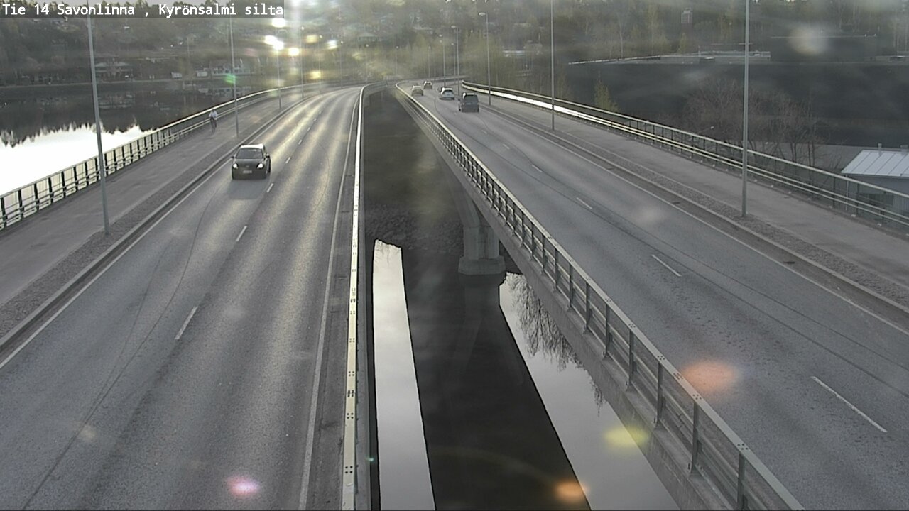 Weather Camera Image Väg 14 Nyslott, Kyrönsalmi, Savonlinna, Etelä-Savo