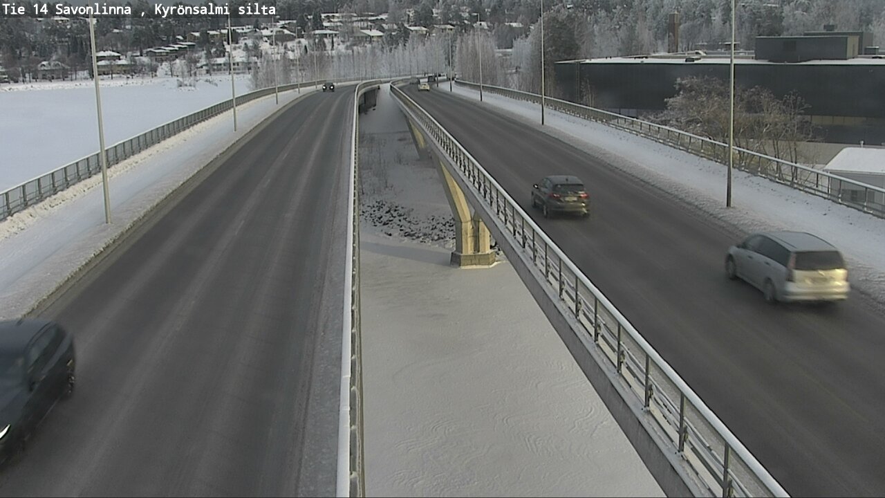 Weather Camera Image Road 14 Savonlinna, Kyrönsalmi, Savonlinna, Etelä-Savo