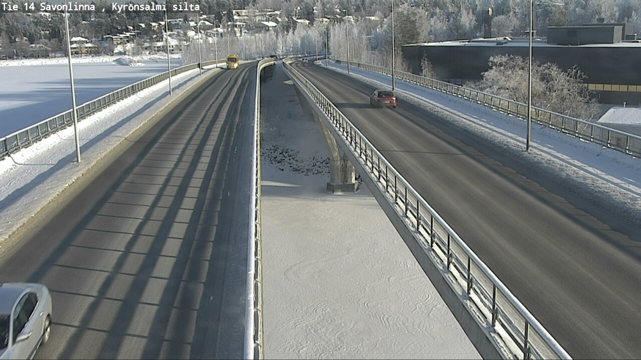 Weather Camera Image Road 14 Savonlinna, Kyrönsalmi, Savonlinna, Etelä-Savo