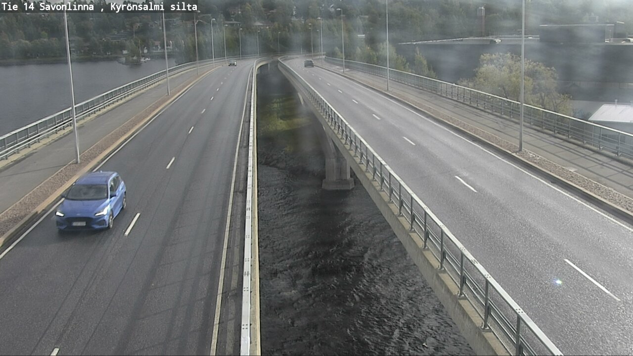 Weather Camera Image Road 14 Savonlinna, Kyrönsalmi, Savonlinna, Etelä-Savo