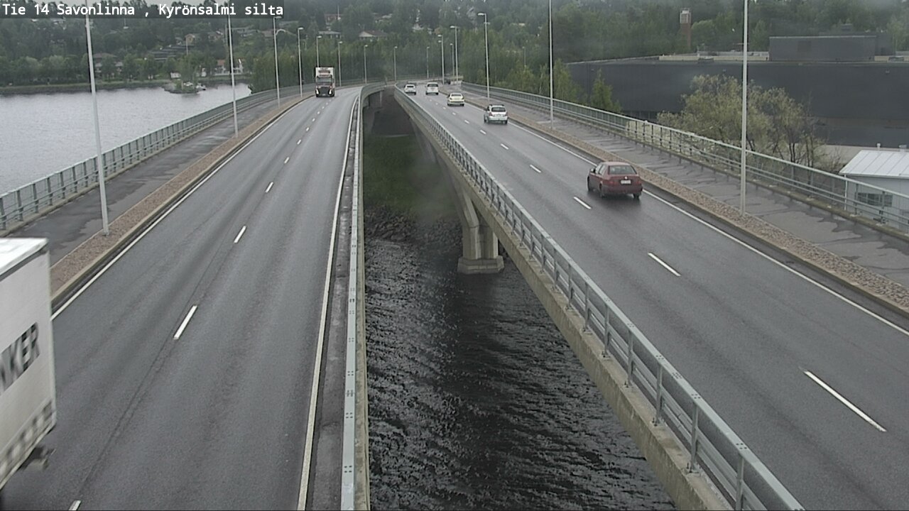 Weather Camera Image Road 14 Savonlinna, Kyrönsalmi, Savonlinna, Etelä-Savo