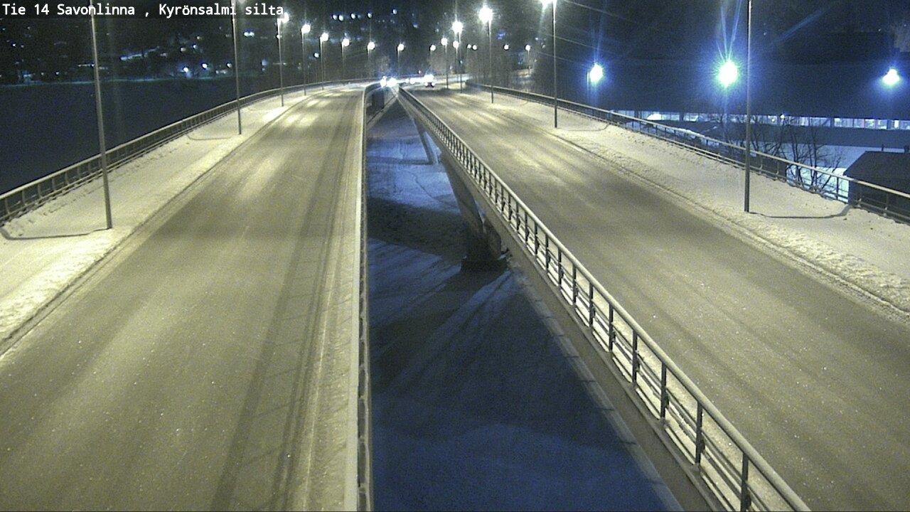 Weather Camera Image Väg 14 Nyslott, Kyrönsalmi, Savonlinna, Etelä-Savo