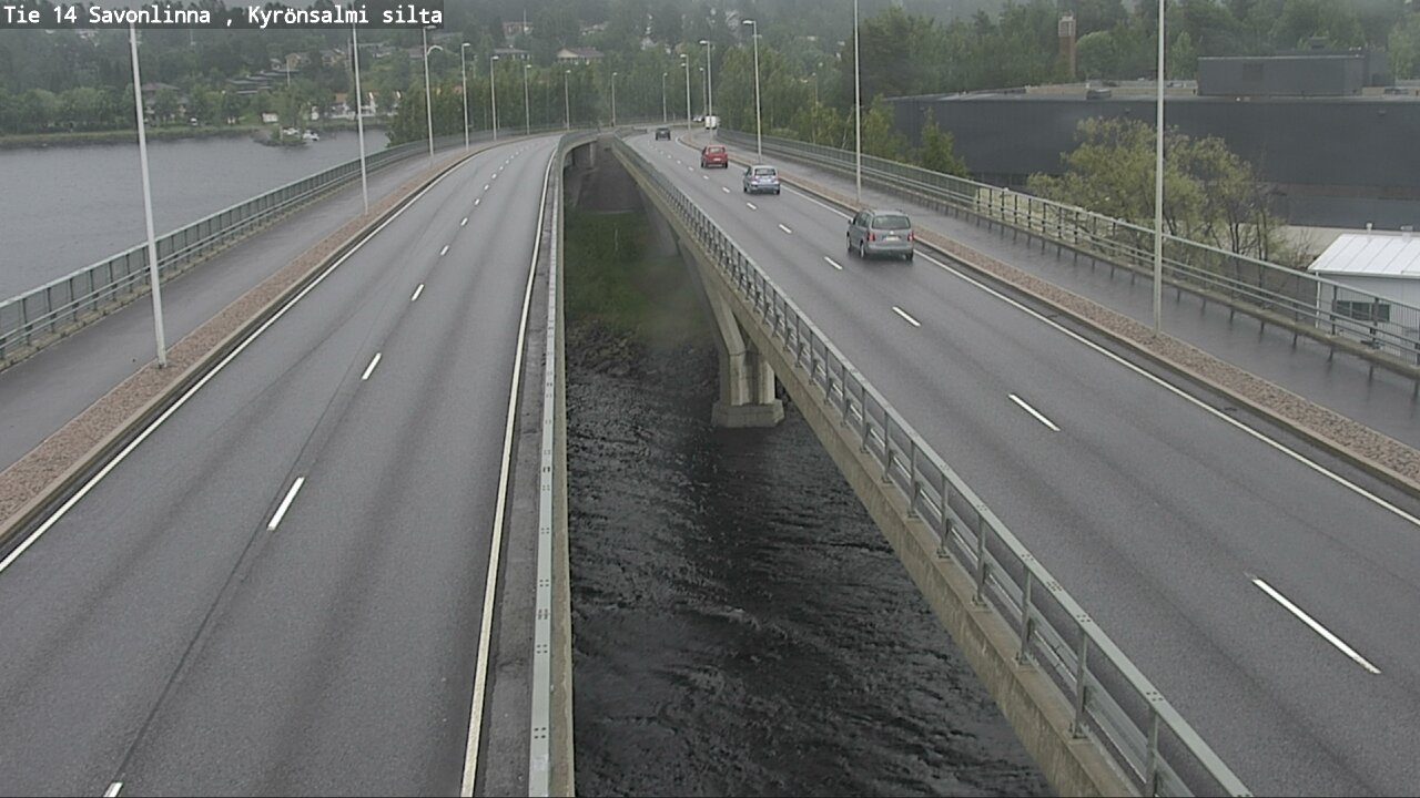 Weather Camera Image Road 14 Savonlinna, Kyrönsalmi, Savonlinna, Etelä-Savo