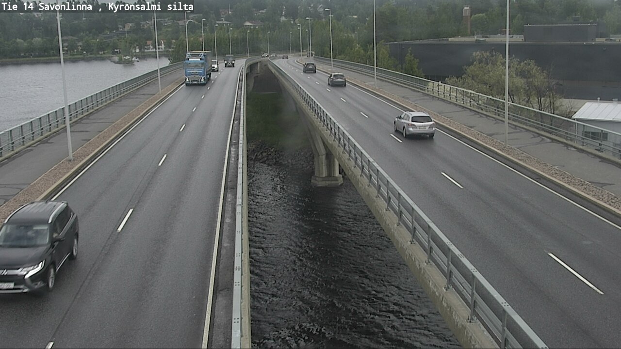 Weather Camera Image Road 14 Savonlinna, Kyrönsalmi, Savonlinna, Etelä-Savo