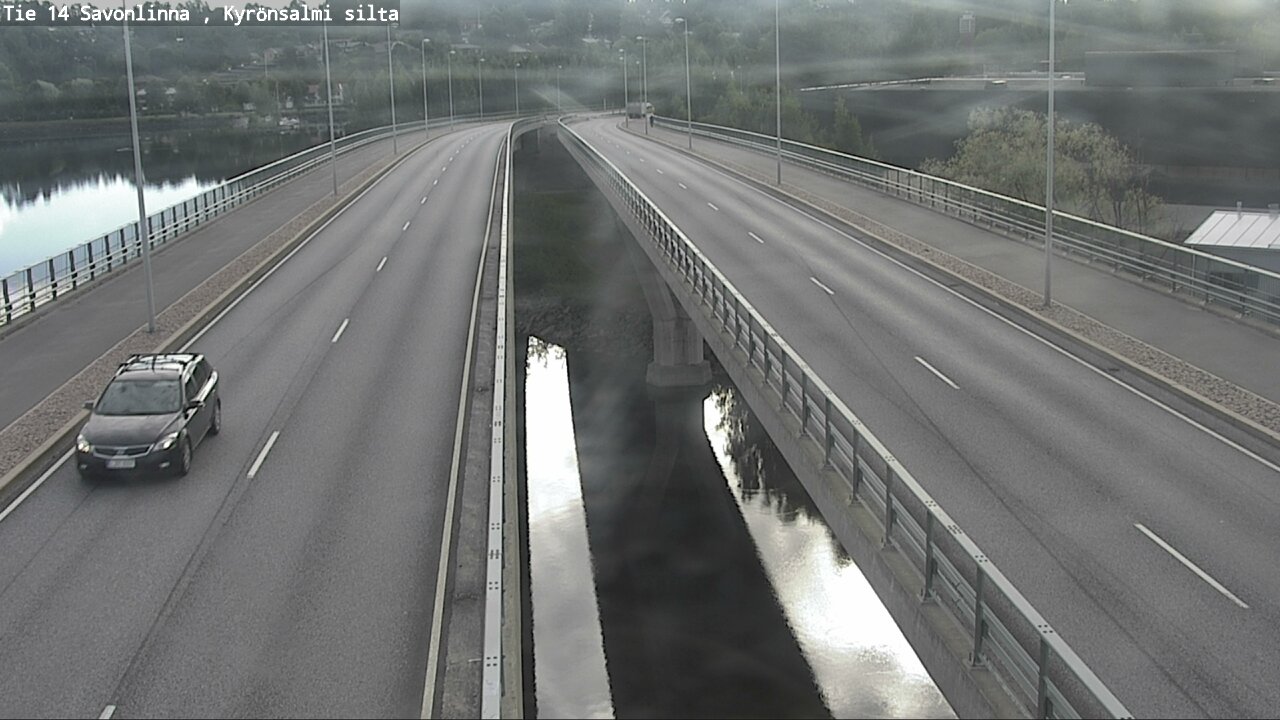 Weather Camera Image Road 14 Savonlinna, Kyrönsalmi, Savonlinna, Etelä-Savo