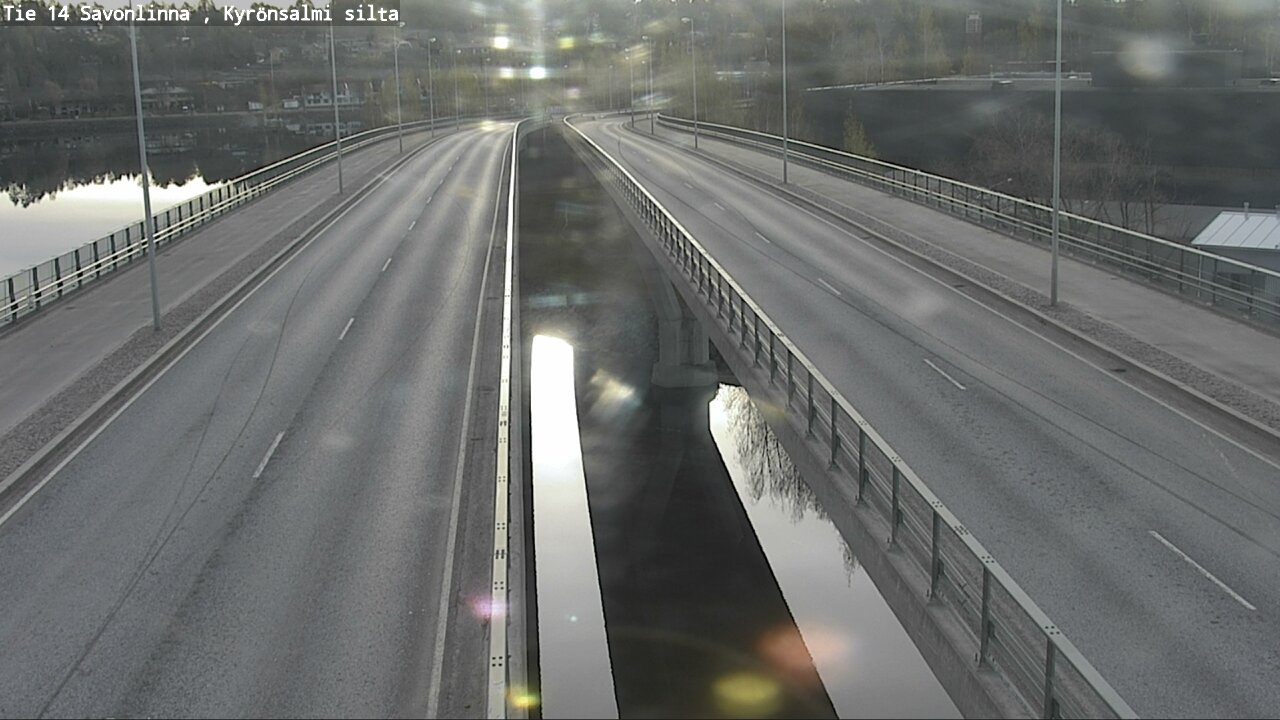 Weather Camera Image Väg 14 Nyslott, Kyrönsalmi, Savonlinna, Etelä-Savo