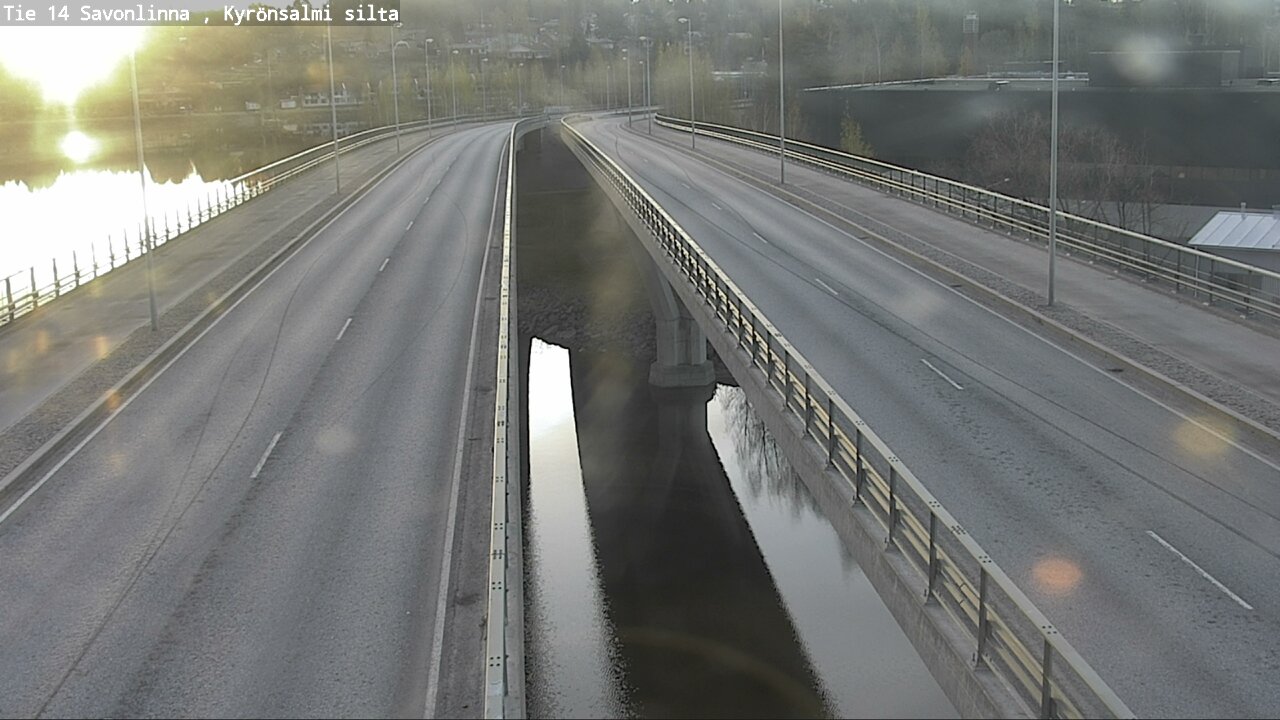 Weather Camera Image Väg 14 Nyslott, Kyrönsalmi, Savonlinna, Etelä-Savo