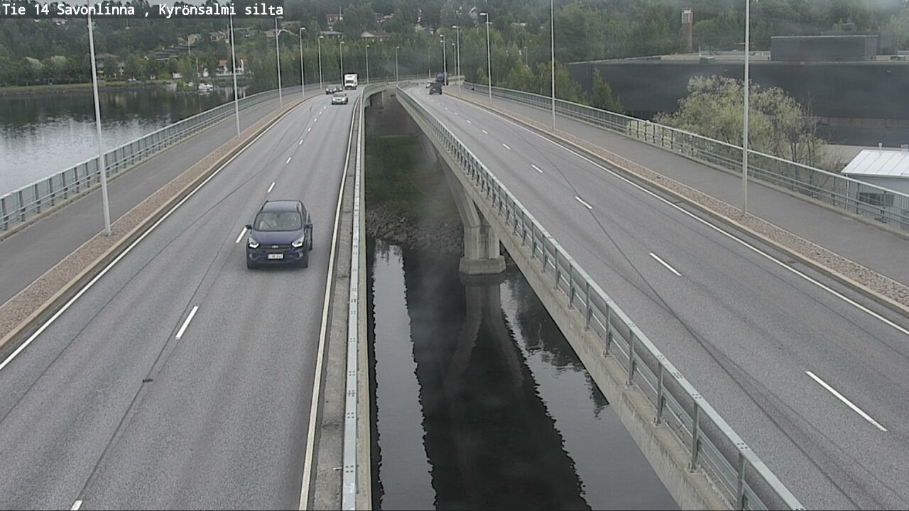 Weather Camera Image Road 14 Savonlinna, Kyrönsalmi, Savonlinna, Etelä-Savo