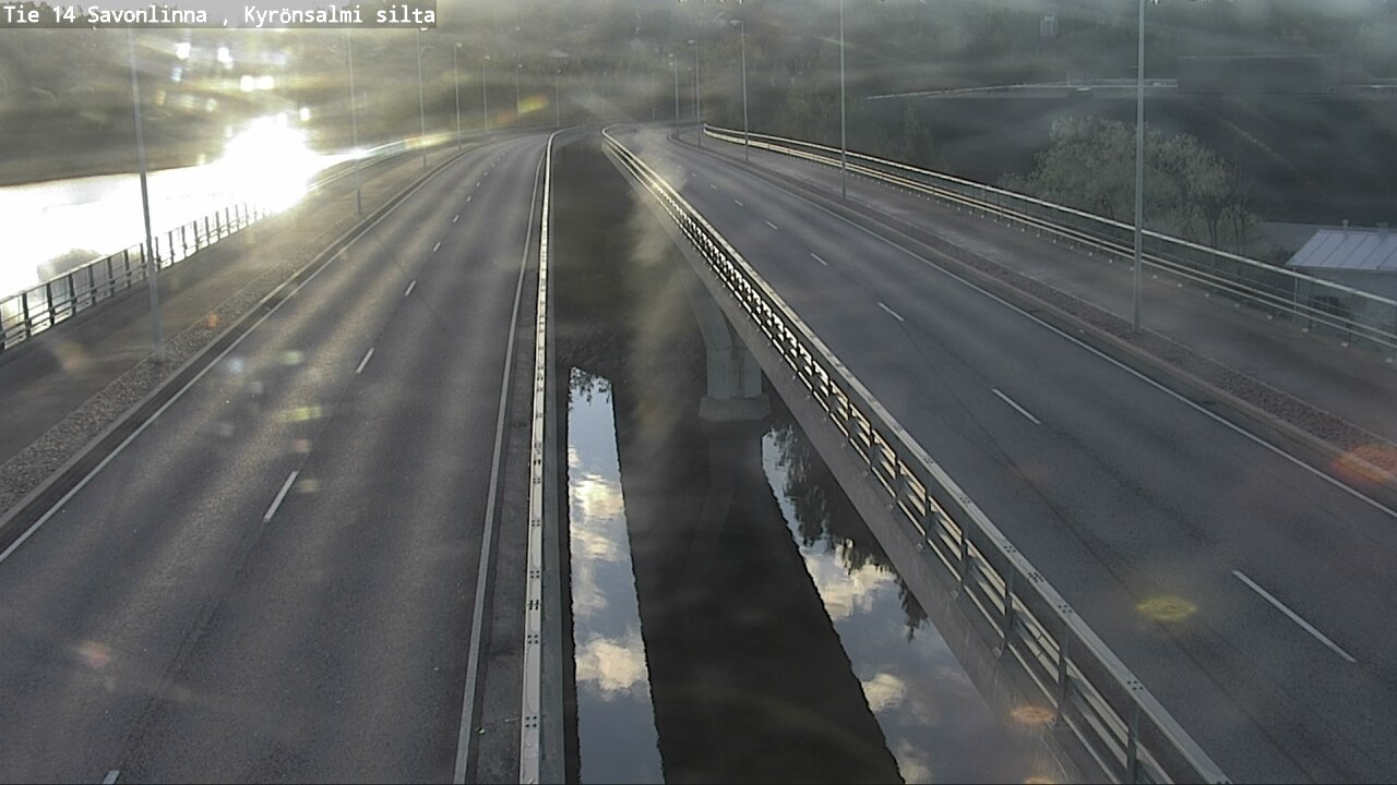 Weather Camera Image Road 14 Savonlinna, Kyrönsalmi, Savonlinna, Etelä-Savo