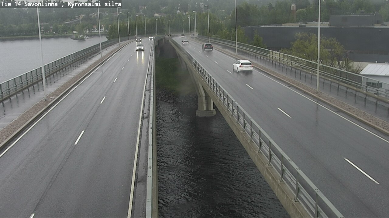 Weather Camera Image Road 14 Savonlinna, Kyrönsalmi, Savonlinna, Etelä-Savo