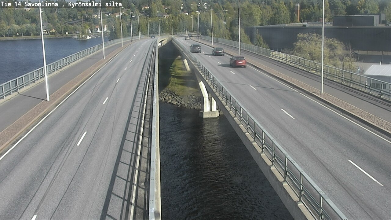 Weather Camera Image Road 14 Savonlinna, Kyrönsalmi, Savonlinna, Etelä-Savo