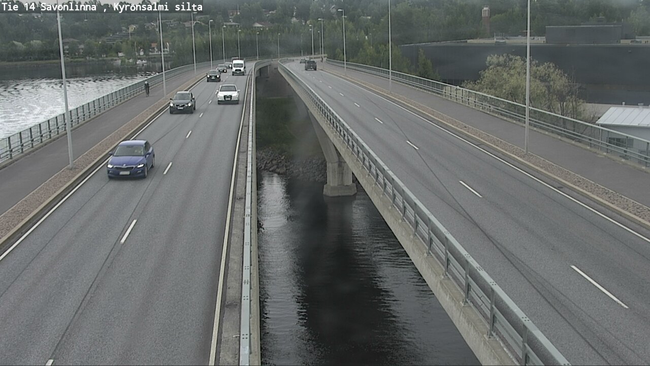 Weather Camera Image Road 14 Savonlinna, Kyrönsalmi, Savonlinna, Etelä-Savo