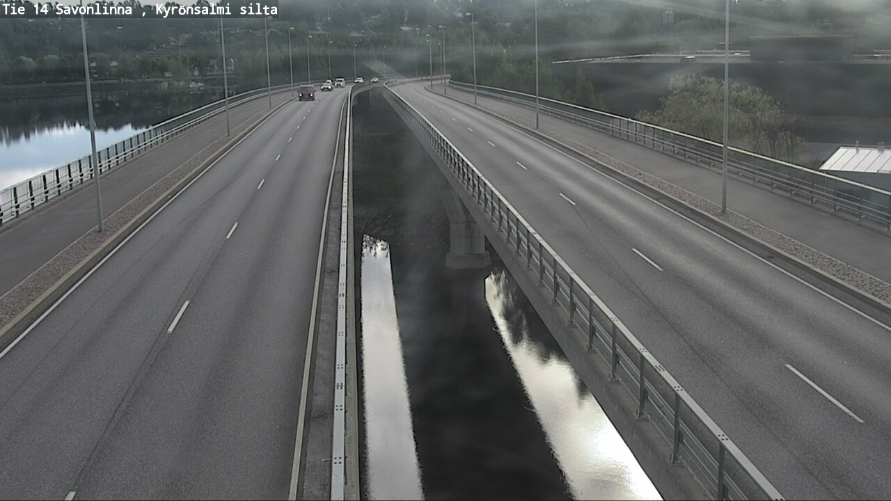 Weather Camera Image Road 14 Savonlinna, Kyrönsalmi, Savonlinna, Etelä-Savo