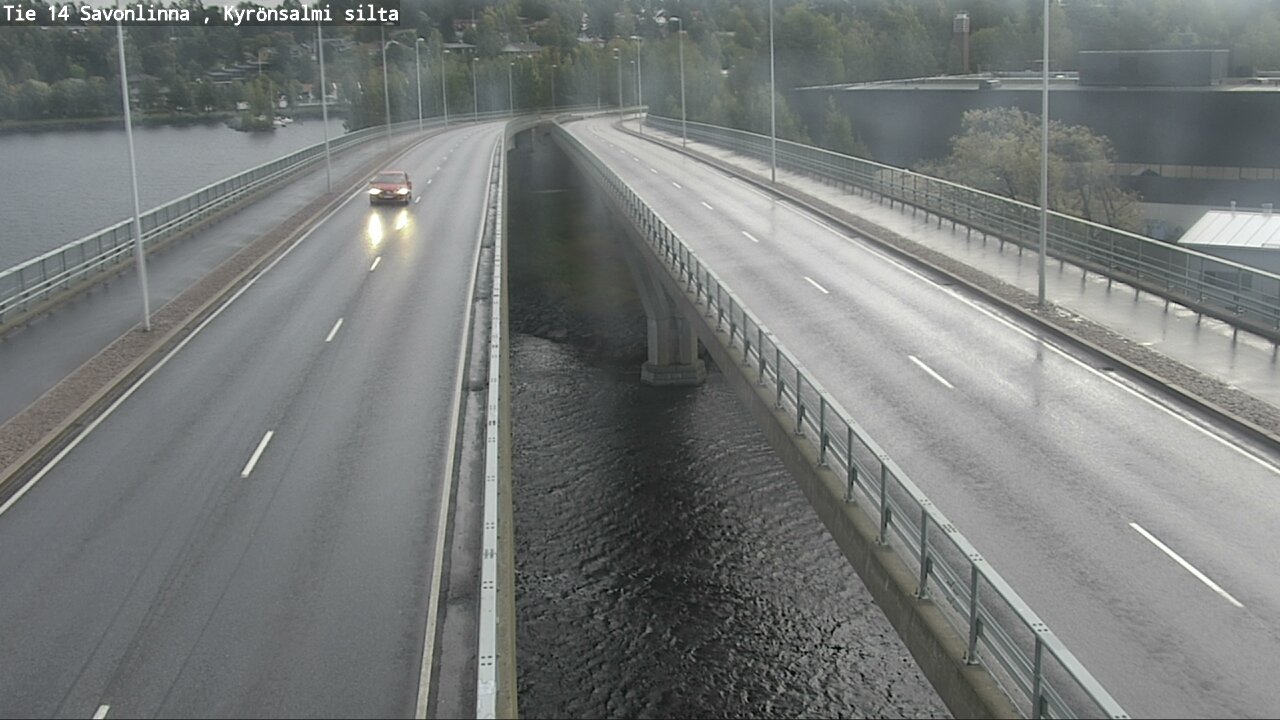 Weather Camera Image Road 14 Savonlinna, Kyrönsalmi, Savonlinna, Etelä-Savo