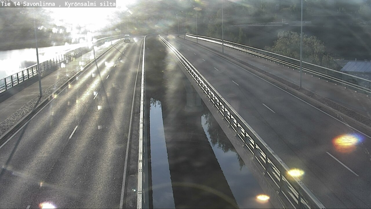 Weather Camera Image Road 14 Savonlinna, Kyrönsalmi, Savonlinna, Etelä-Savo