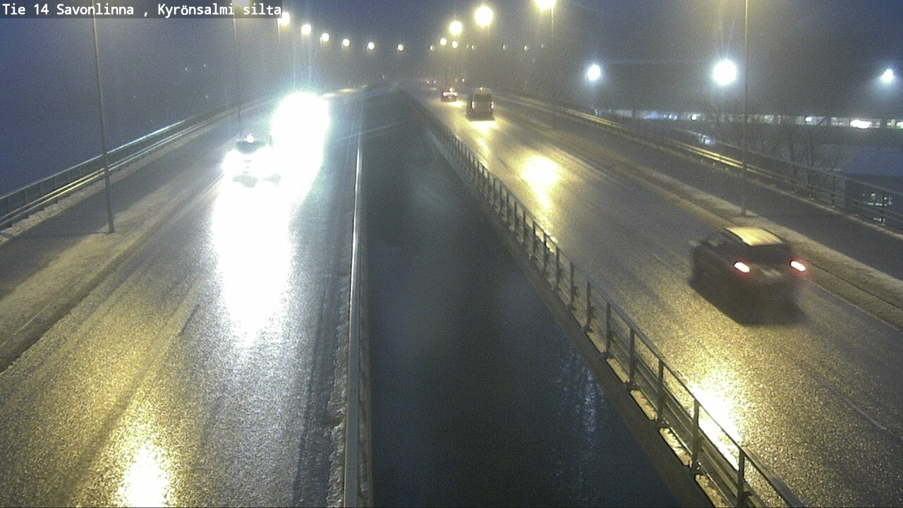 Weather Camera Image Road 14 Savonlinna, Kyrönsalmi, Savonlinna, Etelä-Savo