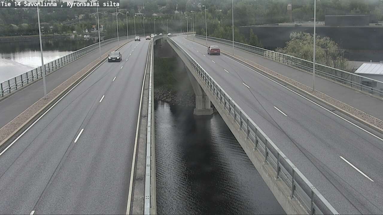 Weather Camera Image Road 14 Savonlinna, Kyrönsalmi, Savonlinna, Etelä-Savo
